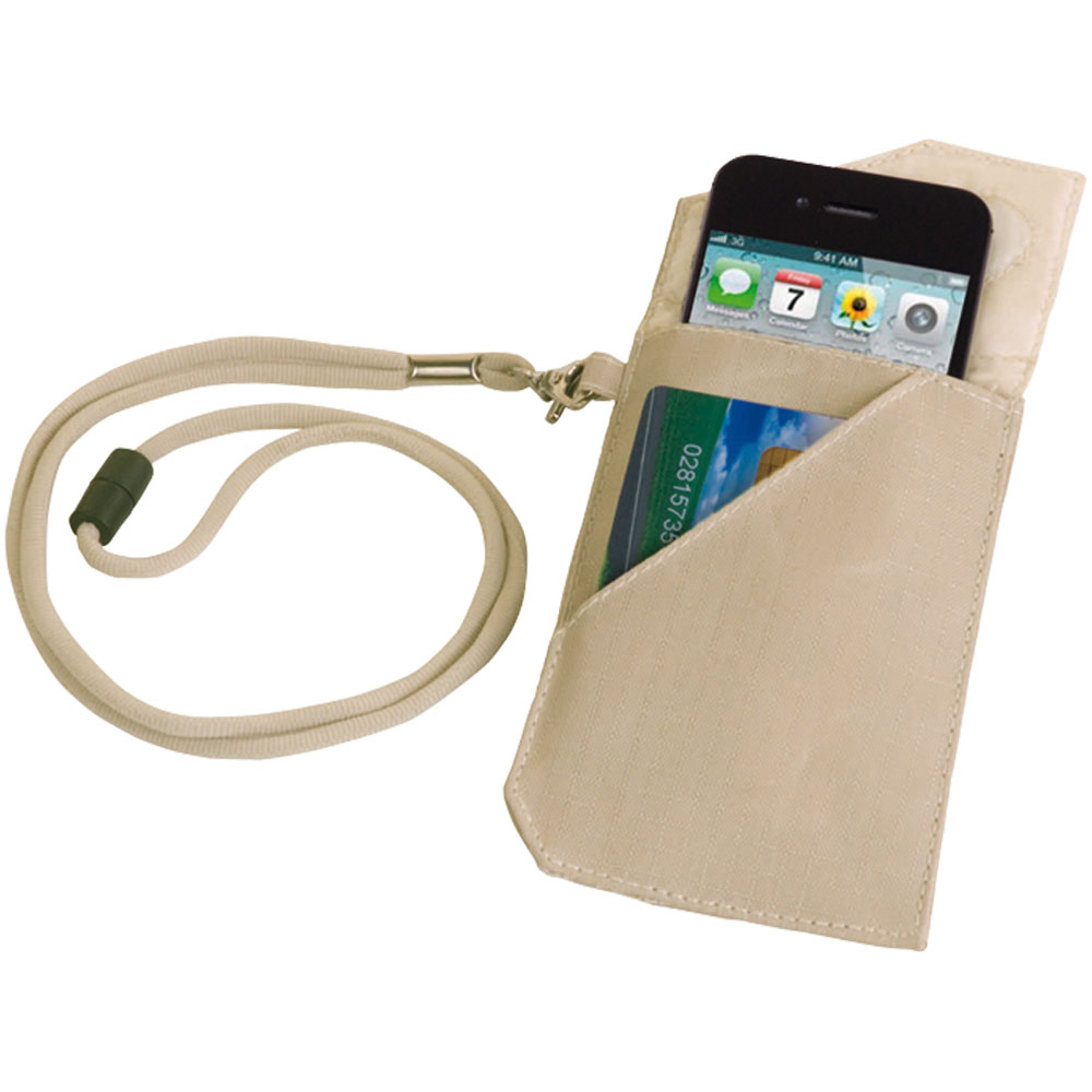 Accessori Smartphone e Tablet : Porta smartphone cellulare con chiusura a  calamita e cordino con sgancio di sicurezza